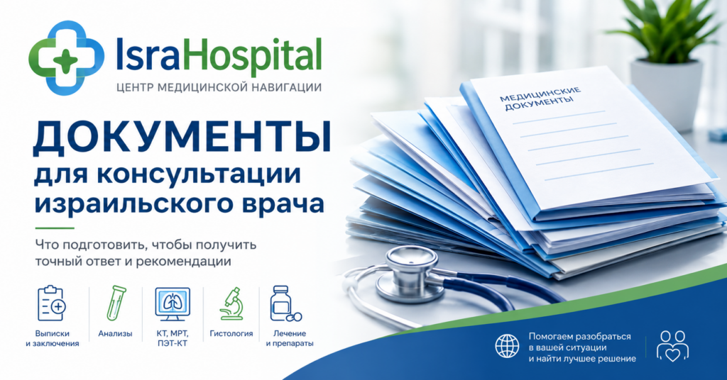 Документы для консультации израильского врача